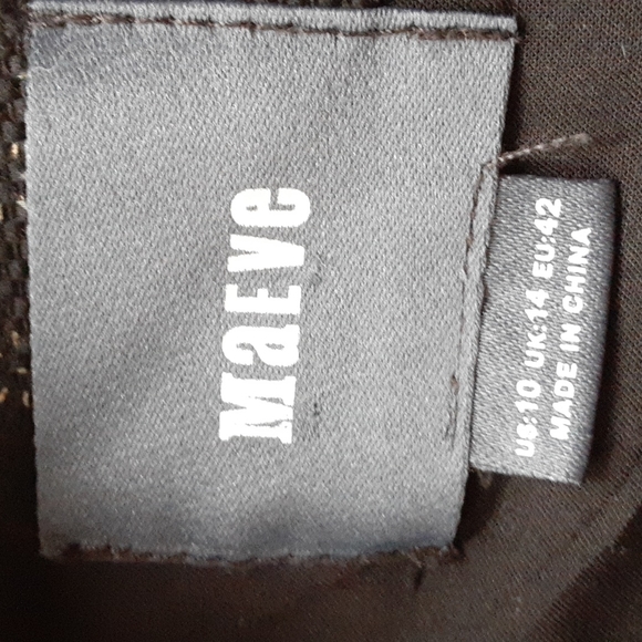 Anthropologie Mauve sz 10 gromet one shoulder mini dress - Picture 7 of 11